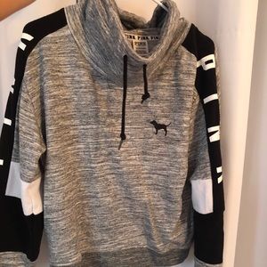 VS Pink cowl neck pullover